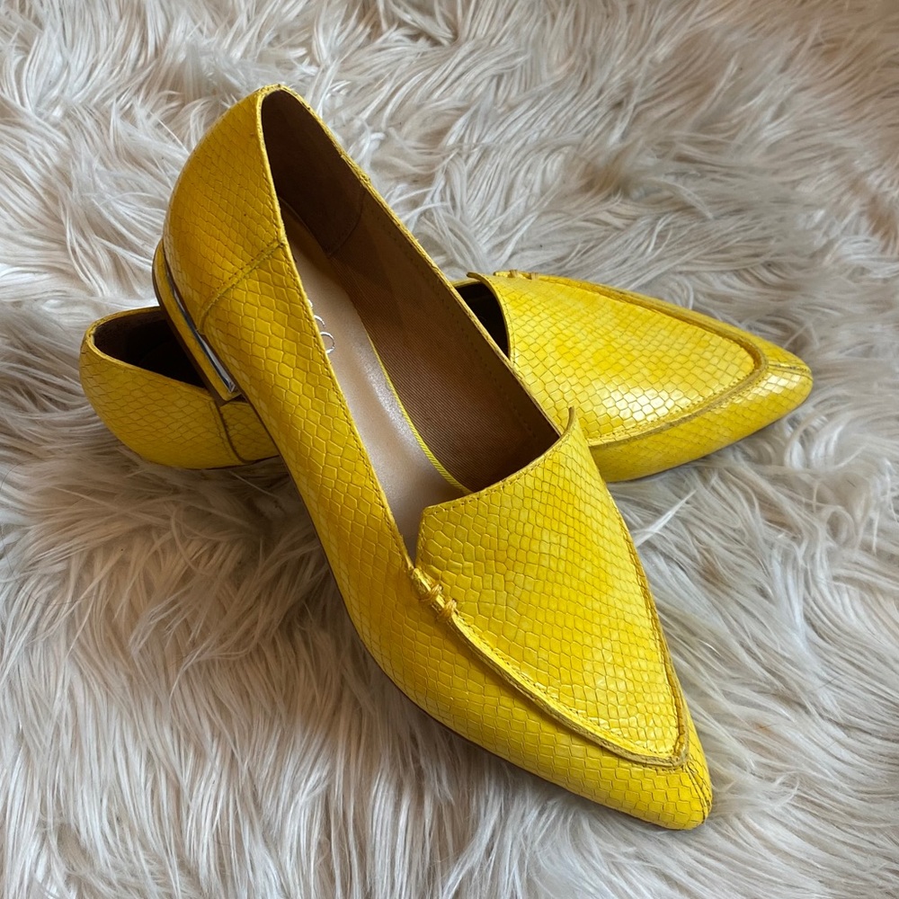 Yellow Franco Sarto Flats